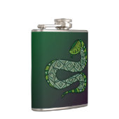Flasques Serpent Cool Art Tribal Métallisé (Droite)