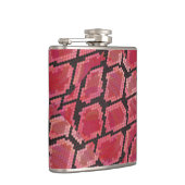 Flasques Serpent noir et rouge (Droite)