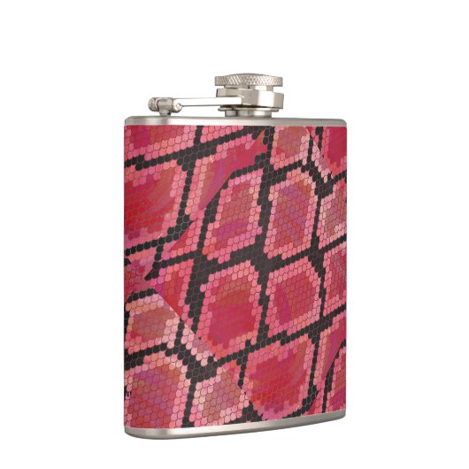 Flasques Serpent noir et rouge (Droite)