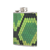 Flasques Serpent noir et vert (Gauche)
