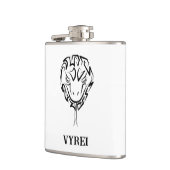 Flasques Serpent tribal noir et blanc (Gauche)