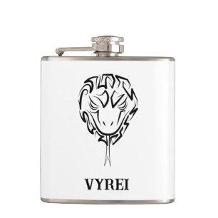 Flasques Serpent tribal noir et blanc