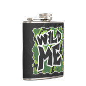 Flasques Serpent Wild Me noir et vert impression (Droite)