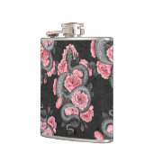 Flasques Serpents et roses de pêche (Gauche)