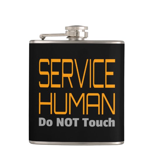 Flasques Service Humain Funny (Devant)