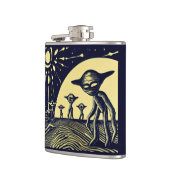 Flasques SF - Aliens sur une planète étrange coupe de bois  (Gauche)