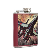 Flasques SF - Anime Starfighter Woodcut 2 (Droite)