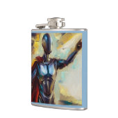 Flasques SF - Héros de l'intelligence artificielle 4 (Gauche)