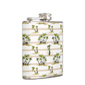 Flasques Shack tropical et paumes (Droite)