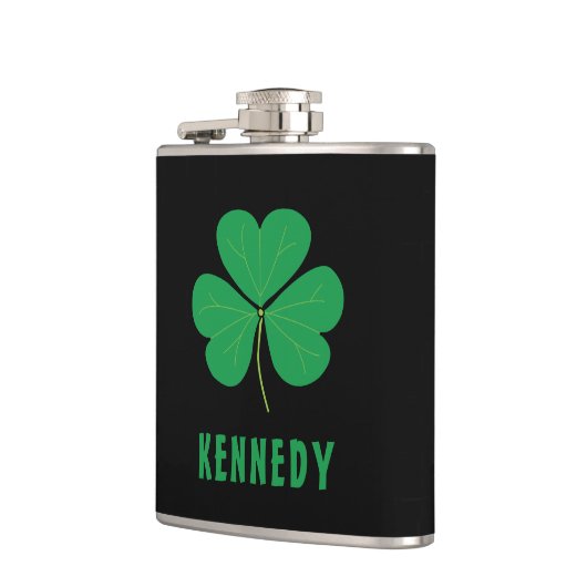 Flasques Shamrock Green Clover Irlande Celtic Irish Nom (Gauche)