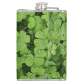 Flasques Shamrock vert frais, veine de St. Patricks (Dos)