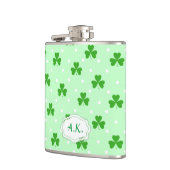 Flasques Shamrock vert irlandais St. Patrick's day motif (Gauche)