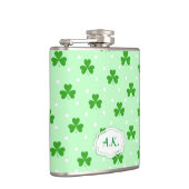 Flasques Shamrock vert irlandais St. Patrick's day motif (Droite)