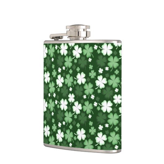 Flasques Shamrock vert, Saint Patrick's Day (Gauche)