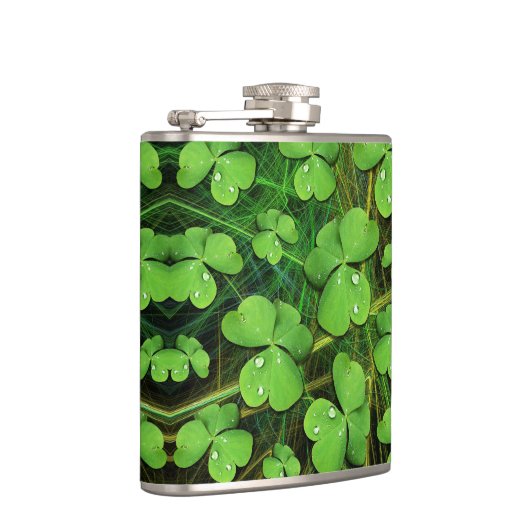 Flasques Shamrock vert St Patrick iPhone 5 Coque-Mate (Droite)