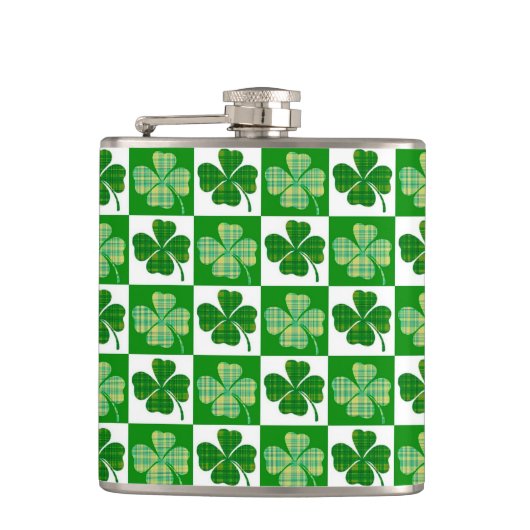 Flasques Shamrocks de la Saint Patrick (Devant)