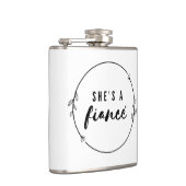 Flasques She’s a Fiancé Elegant Engagement Bride to Be Gift (Droite)