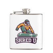 Flasques Shred University Snowboard (Devant)