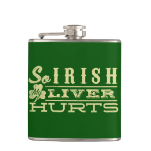 Flasques Si irlandais mon foie blesse la chemise