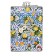 Flasques Sicilian style with flowers and lemon (Dos)