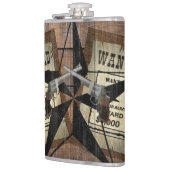 Flasques SIGNE Recherché Rustique Texas Star Western Double (Gauche)