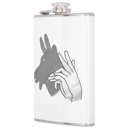 Flasques Silhouette à la main Billy Goat Grey (Gauche)