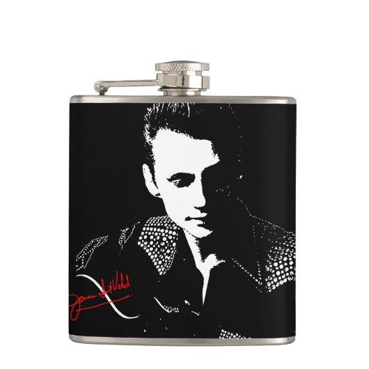 Flasques Silhouette avec autographe (Devant)