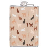 Flasques Silhouette de chat (Dos)