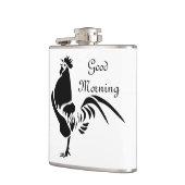 Flasques Silhouette de croisière à coq noir (Gauche)