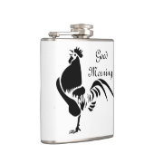 Flasques Silhouette de croisière à coq noir (Droite)