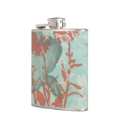 Flasques Silhouette de Fleurs rouges sur Arrière - plan Tur (Gauche)