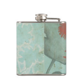 Flasques Silhouette de Fleurs rouges sur Arrière - plan Tur (Dos)