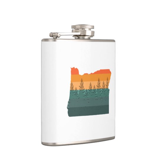 Flasques Silhouette de l'Oregon (Droite)