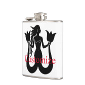 Flasques Silhouette Tonnerre_Cove de sirène à deux queue (Gauche)