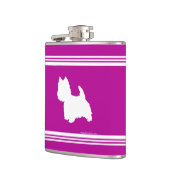Flasques Silhouette Westie (Gauche)