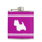 Flasques Silhouette Westie (Devant)