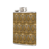Flasques Silver And Gold Art Deco Pattern (Gauche)