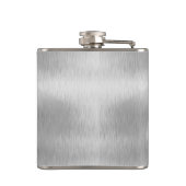 Flasques Silver Glitter Glam Bling Personalized (Dos)