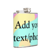 Flasques Simple acrylique pour marbre ajouter votre nom de  (Droite)