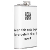 Flasques Simple analyse de code Q R modèle d'événement méti (Droite)