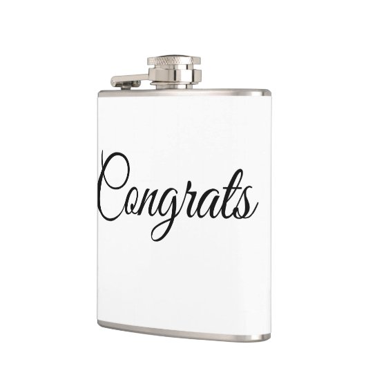 Flasques Simple congratulations minimales add your name  (Gauche)