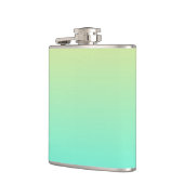 Flasques Simple Gradient Pastel Jaune Turquoise (Gauche)