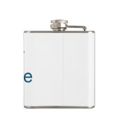 Flasques simple lettre initiale monogramme ajouter votre no (Dos)