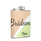Flasques SIMPLE MINIMAL ajouter votre nom bridesmaid C pers (Droite)