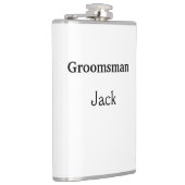 Flasques SIMPLE MINIMAL ajouter votre nom toiletteur Flas (Droite)