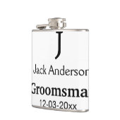 Flasques SIMPLE MINIMAL ajoutez votre nom cadeau personnali (Gauche)