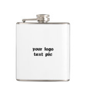 Flasques Simple minimal elegant custom logo here company  w (Devant)