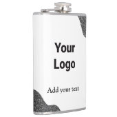 Flasques simple minimum ajouter votre nom MONOGRAM GROOMSME (Droite)