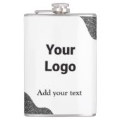 Flasques simple minimum ajouter votre nom MONOGRAM GROOMSME (Devant)