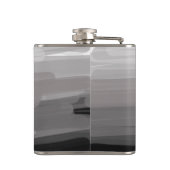 Flasques Simple monogram add your name letter man minimal t (Dos)